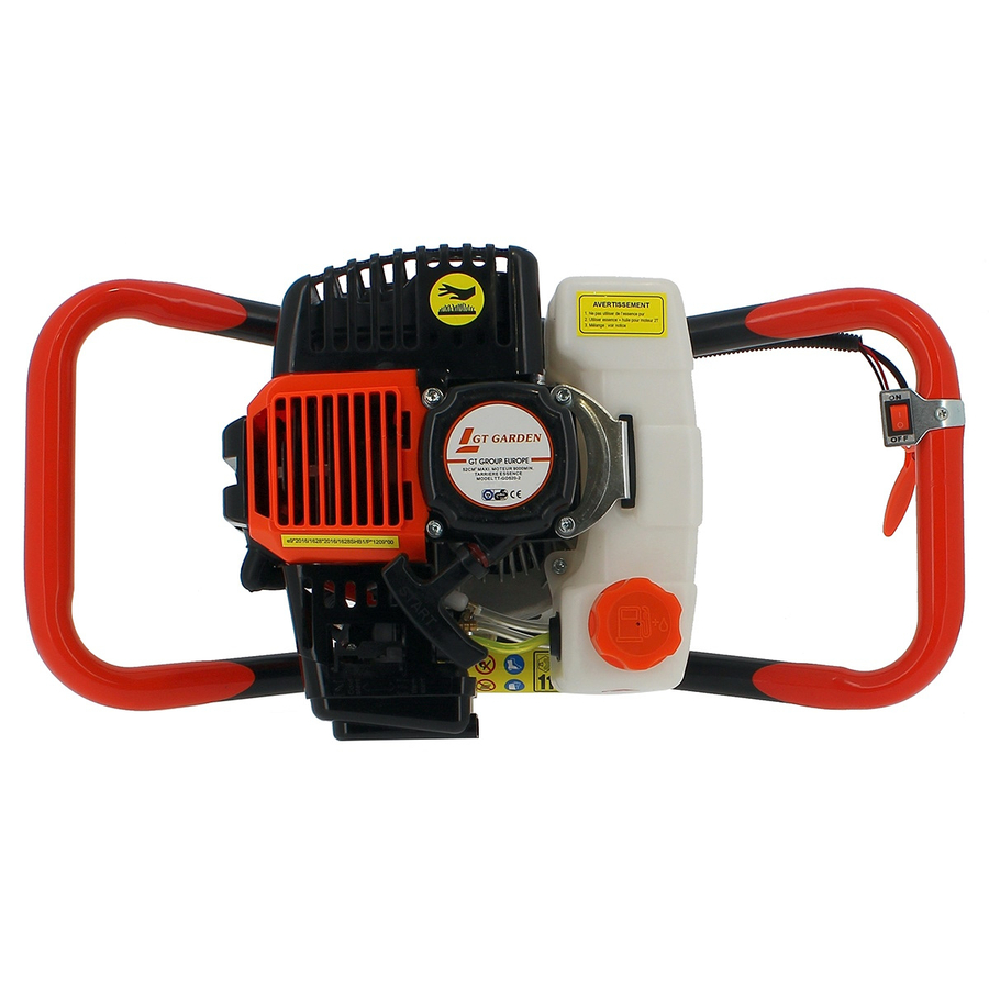 Agp22A2 Tarière thermique + lot de 3 mèches 52 cm3, 3 CV (80, 150 et 250 mm) — image 3