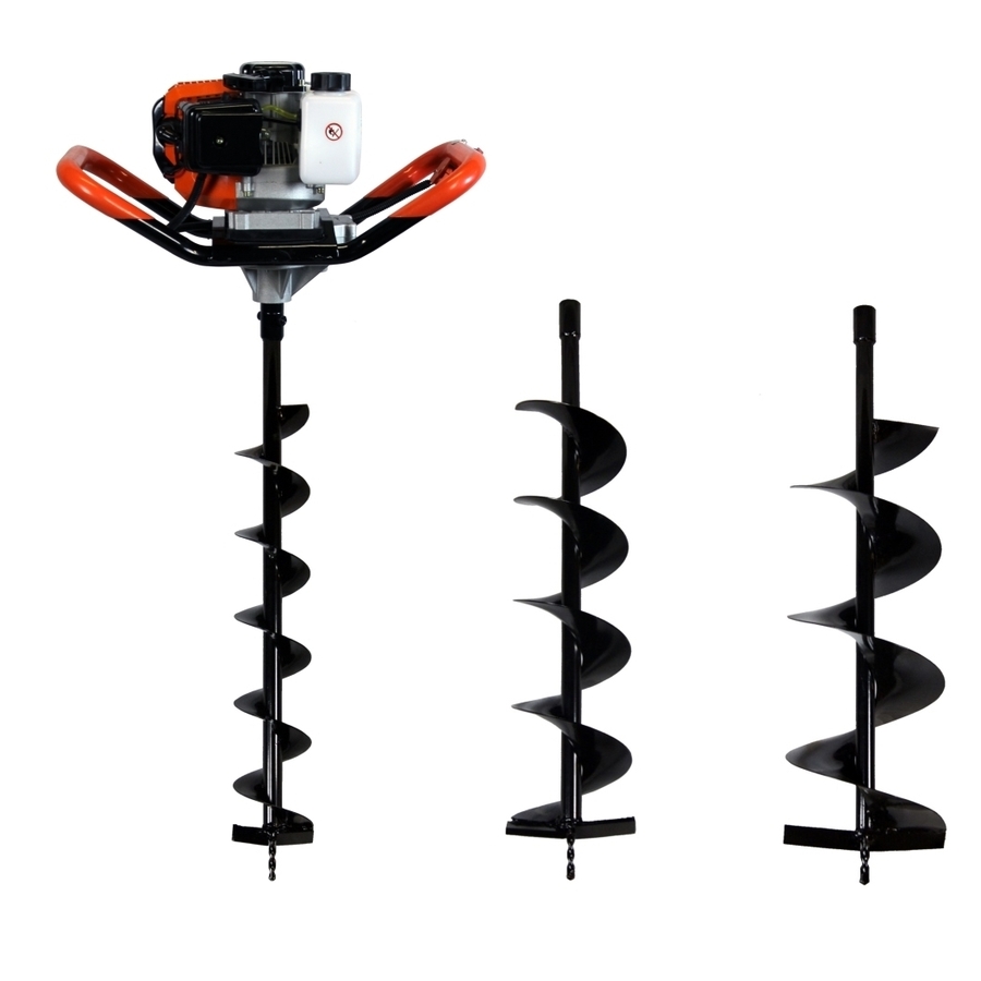 Tarière thermique 52 cm3, 3 CV + lot de 3 mèches 100, 150 et 200 mm — image 10