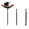 Tarière thermique 3 CV 52 cm3 + lot de 3 mèches (40, 60 et 80 mm) — image 9