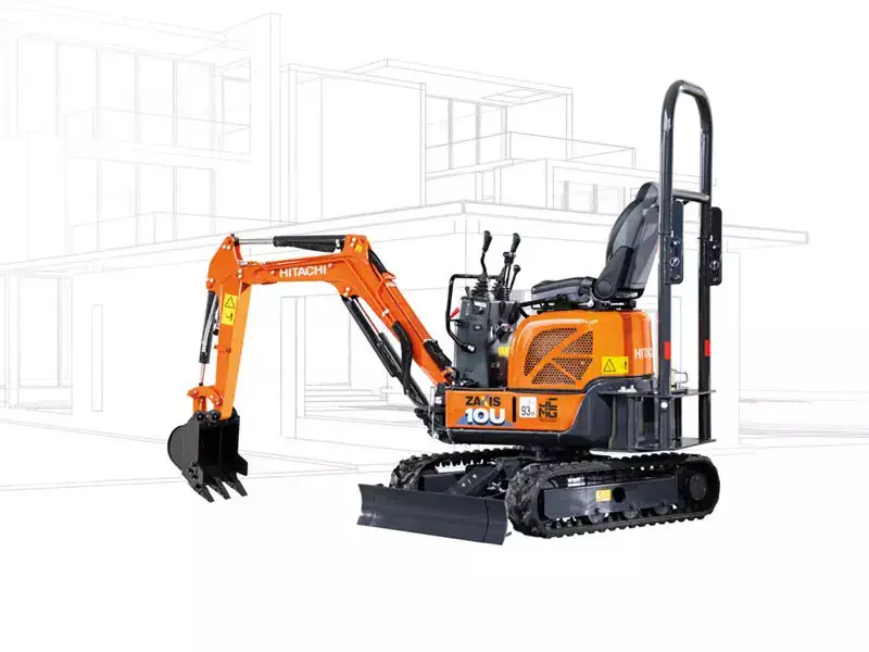 188809-20342414 Minipelle Hitachi ZX10U-6 à chenilles hydraulique avec lame — image 6