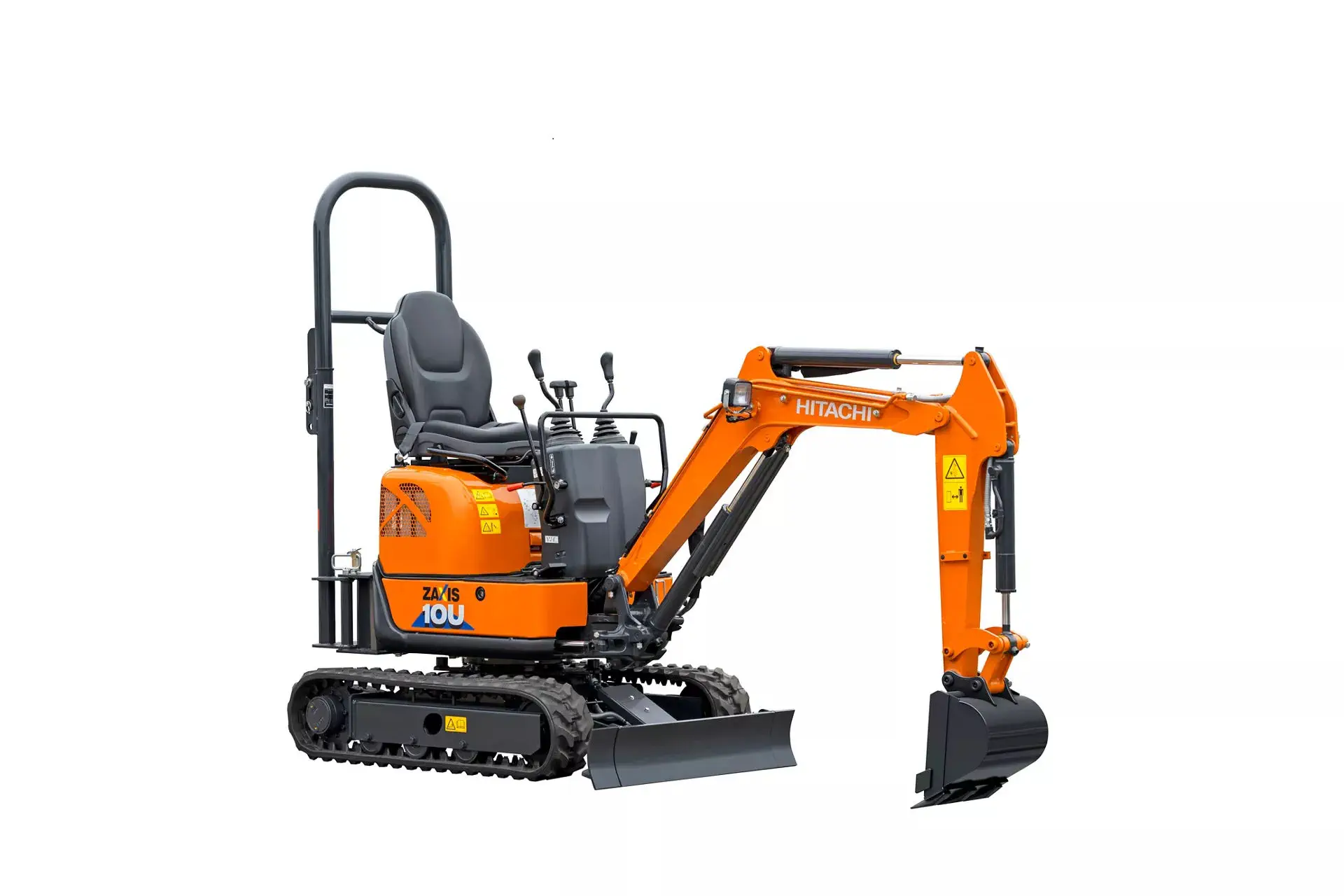 Minipelle Hitachi ZX10U-6 à chenilles hydraulique avec lame — image 7