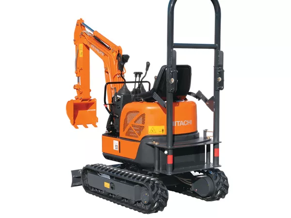 Hitachi_ZX10U-6_mini-Excavator_1_4-3 Minipelle Hitachi ZX10U-6 à chenilles hydraulique avec lame — image 2