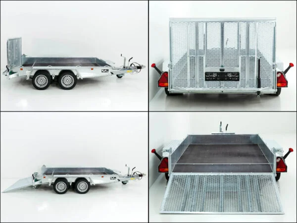 BNCDER5F Variant Remorque porte-engins de chantier Maxi Load 161×305 3,5 t Rampe/Quai de castor — image 5