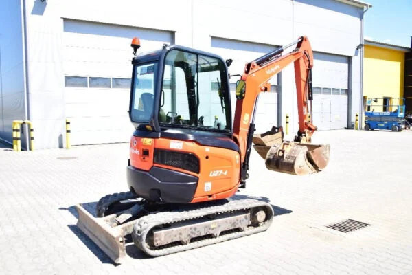BSI6Z38ZF Kubota U 27-4 + 3 Godets et Attache rapide 2015 — image 6