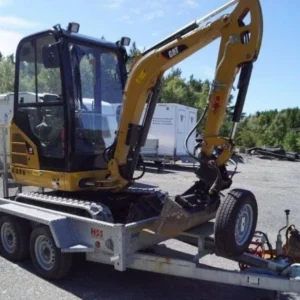Caterpillar 301.7D + 3 Godets + Remorque 2017 — image 4