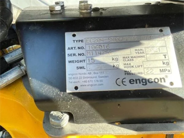 CFR663FG Bobcat E27Z + ENGCON + 4 GODETS 2021 — image 3