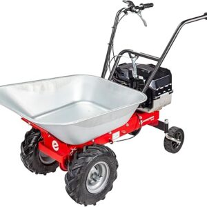 Eurosystems Brouette motorisée 125 cc Capacité bac 85L Charge max 100 kg Roues pneumatiques 13" pour terrains accidentés — image 2