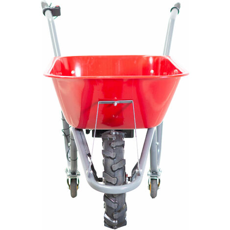 GHHT7 Torros Brouette motorisée 80L 150kg Moteur électrique 500W Autonomie 1,5h Terrain accidenté — image 4