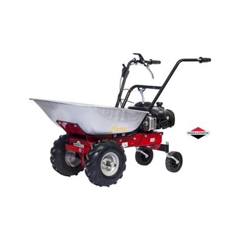 JU778U7G Eurosystems Brouette motorisée 125 cc Capacité bac 85L Charge max 100 kg Roues pneumatiques 13" pour terrains accidentés — image 6