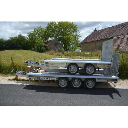 Vlemmix VM0054 porte-engin 400 × 180 PTAC 3500 kg - 3 essieux - image 7