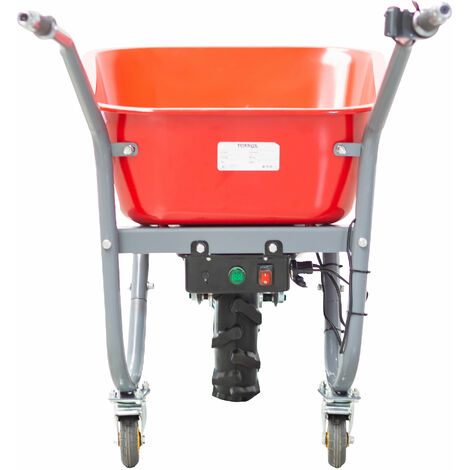 T56G Torros Brouette motorisée 80L 150kg Moteur électrique 500W Autonomie 1,5h Terrain accidenté — image 5