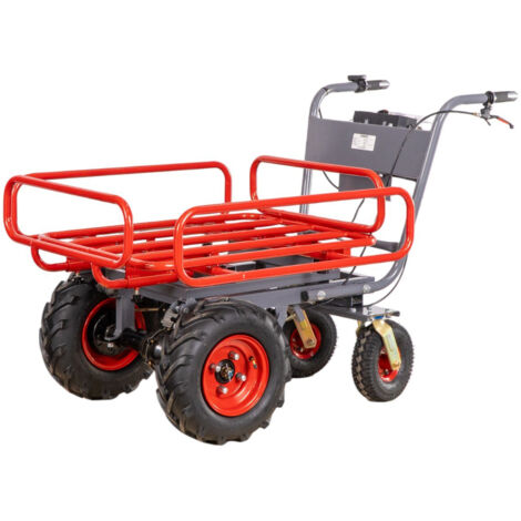 VEFE5Z Torros Brouette motorisée 300kg Benne amovible 300L en polypropylène Rayon de braquage 1,2m EP300P — image 6