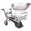 Defpro Brouette motorisée 24V Charge 120 kg Moteur 250W silencieux Autonomie 6-8h Panier réglable et benne pour terrains accidentés — image 6