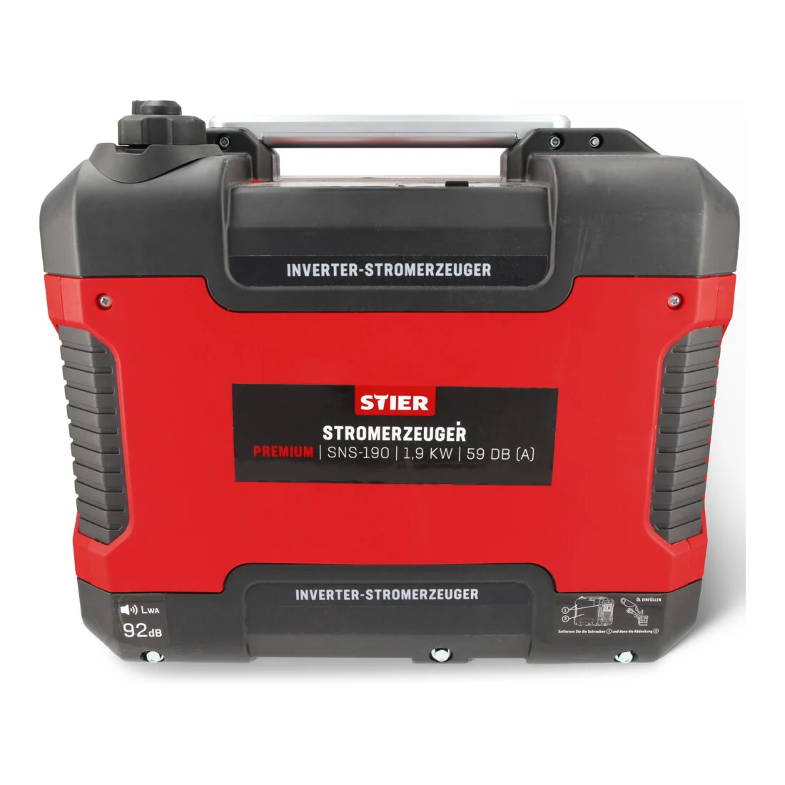 FR576G6 Groupe électrogène à onduleur STIER Premium SNS-190, 1,9 kW, 59 dB(A) — image 5