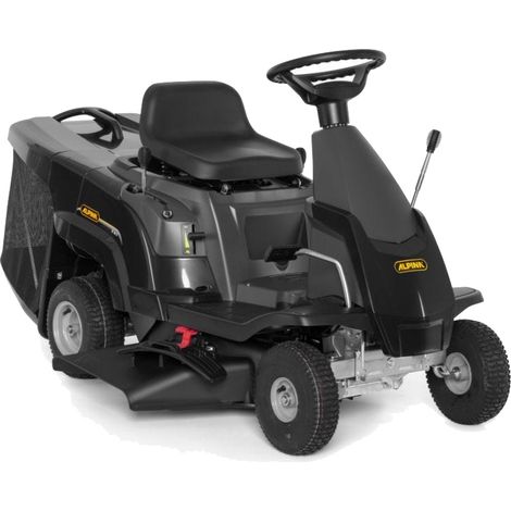 ALPINA Alpina – Rider tracteur tondeuse autoportée 66 cm – Moteur 224 cc 7 CV – Système de décharge latérale et mulching – Pour terrains jusqu'à 800 m² vue principale