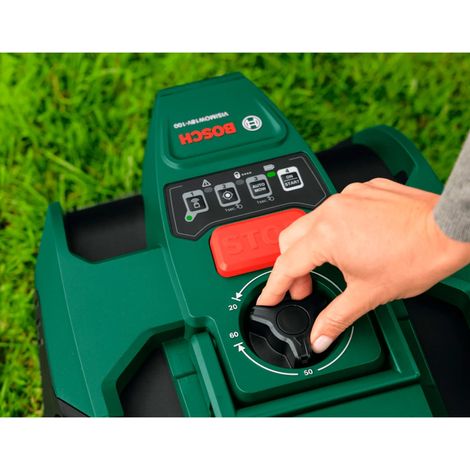 BOSCH Bosch – Robot tondeuse 18V pour pelouses jusqu'à 100 m² – Système SmartVision sans câble – Hauteur de coupe réglable 20-60 mm – Fonction SpotMow vue 3 BOSCH Bosch – Robot tondeuse 18V pour pelouses jusqu'à 100 m² – Système SmartVision sans câble – Hauteur de coupe réglable 20-60 mm – Fonction SpotMow vue 3