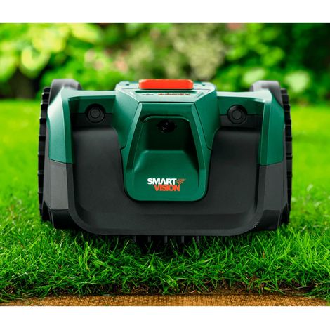 BOSCH Bosch – Robot tondeuse 18V pour pelouses jusqu'à 100 m² – Système SmartVision sans câble – Hauteur de coupe réglable 20-60 mm – Fonction SpotMow vue 4 BOSCH Bosch – Robot tondeuse 18V pour pelouses jusqu'à 100 m² – Système SmartVision sans câble – Hauteur de coupe réglable 20-60 mm – Fonction SpotMow vue 4