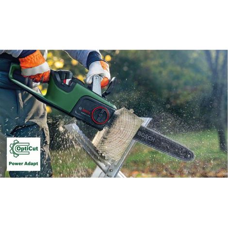 BOSCH Tronçonneuse sans fil Bosch AdvancedChain 36V-35-40 (sans batterie, système 36 volts, pour couper les bois durs les plus durs, vitesse de la chaîne : 14 m/s) vue 2 BOSCH Tronçonneuse sans fil Bosch AdvancedChain 36V-35-40 (sans batterie, système 36 volts, pour couper les bois durs les plus durs, vitesse de la chaîne : 14 m/s) vue 2