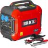BRICK Brick – Groupe électrogène inverter silencieux 1880W – 2 prises 230V – Moteur 4 temps 79.7cc – Autonomie 5H – Arrêt automatique surcharge vue principale