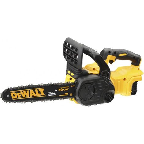 DEWALT Dewalt – Tronçonneuse élagueuse 18V – Moteur Brushless – Longueur de guide 30 cm – Batterie 5Ah pour 70 coupes par charge vue 2 DEWALT Dewalt – Tronçonneuse élagueuse 18V – Moteur Brushless – Longueur de guide 30 cm – Batterie 5Ah pour 70 coupes par charge vue 2
