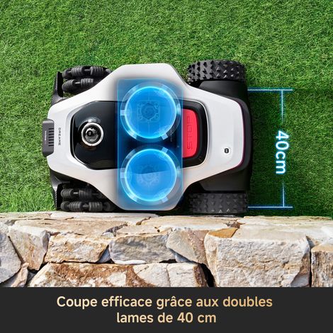 DREAME Dreame – Robot tondeuse 3500 m² – Moteurs Hub 4WD – LiDAR 3D 360° – Capacité de montée 80% – Double lames 40 cm – EdgeMaster 2.0 vue 4 DREAME Dreame – Robot tondeuse 3500 m² – Moteurs Hub 4WD – LiDAR 3D 360° – Capacité de montée 80% – Double lames 40 cm – EdgeMaster 2.0 vue 4
