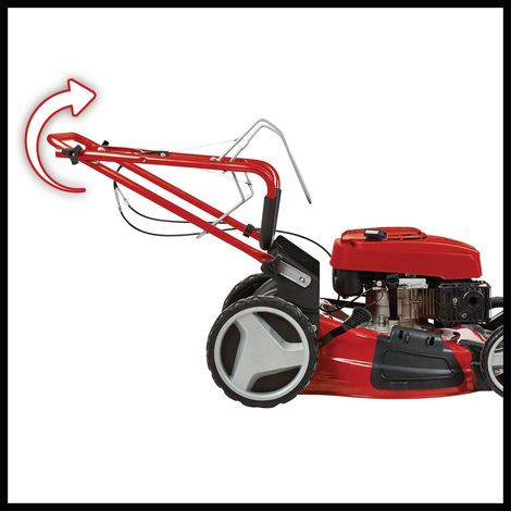 EINHELL Einhell Tondeuse à gazon thermique GC-PM 51/3 S HW (171cc, 4 temps, Mulching, Largeur de coupe 51 cm) vue 3 Einhell GC-PM 51/3 S HW – Tondeuse thermique 171 cm³ 51 cm - image 3