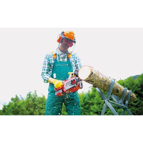 EINHELL Einhell Tronçonneuse sans fil GE-LC 18/25 Li Kit - PXC (18 V, Longueur du guide 25 cm, Longueur de coupe 23 cm) Livré avec Batterie 3,0Ah et Chargeur vue 3 EINHELL Einhell Tronçonneuse sans fil GE-LC 18/25 Li Kit - PXC (18 V, Longueur du guide 25 cm, Longueur de coupe 23 cm) Livré avec Batterie 3,0Ah et Chargeur vue 3