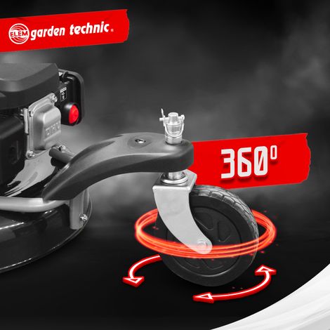 ELEM GARDEN TECHNIC Elem Garden Technic – Tondeuse thermique tractée 196cc – Largeur de coupe 55cm – Bac de ramassage 65L – Démarrage manuel easy start – Pour terrains jusqu'à 2500m² vue 4 ELEM GARDEN TECHNIC Elem Garden Technic – Tondeuse thermique tractée 196cc – Largeur de coupe 55cm – Bac de ramassage 65L – Démarrage manuel easy start – Pour terrains jusqu'à 2500m² vue 4