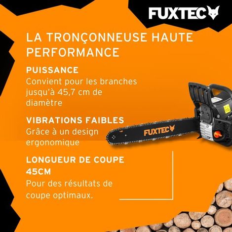 FUXTEC Tronçonneuse thermique - FUXTEC FX-KS255 - 54cm3 18 pouces Black Edition vue 5 FUXTEC Tronçonneuse thermique - FUXTEC FX-KS255 - 54cm3 18 pouces Black Edition vue 5