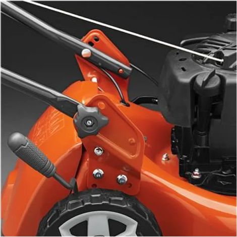 HUSQVARNA Husqvarna – Tondeuse thermique poussée 123cc – Largeur de coupe 40 cm – Bac de ramassage 50 l – Réglage central de la hauteur – Pour petits jardins vue 5 HUSQVARNA Husqvarna – Tondeuse thermique poussée 123cc – Largeur de coupe 40 cm – Bac de ramassage 50 l – Réglage central de la hauteur – Pour petits jardins vue 5