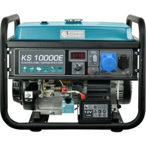 KÖNNER & SÖHNEN Könner & Söhnen – Groupe électrogène essence 8 kW monophasé – Démarrage électrique – Régulation AVR – Autonomie 15H – 71 dB à 7m – 85,5 kg vue principale