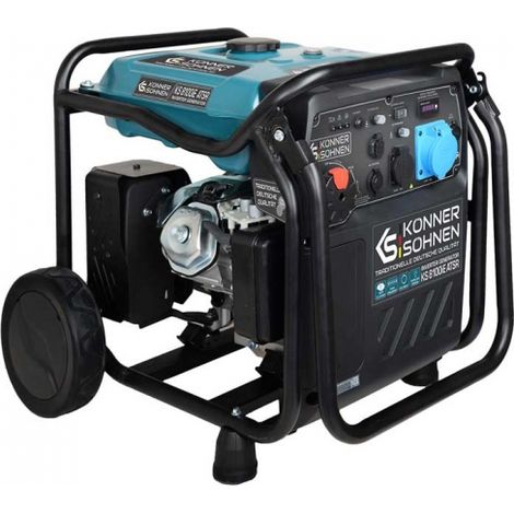 KÖNNER & SÖHNEN Könner & Söhnen – Groupe électrogène inverter 8,0 kW – Carburant essence – Démarrage électrique – ATS pour alimentation automatique – Technologie de pure sinus vue 8 KÖNNER & SÖHNEN Könner & Söhnen – Groupe électrogène inverter 8,0 kW – Carburant essence – Démarrage électrique – ATS pour alimentation automatique – Technologie de pure sinus vue 8