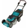 MAKITA Makita – Tondeuse à batterie 18V – DLM530PT4 – Largeur de coupe 530 mm – Autonomie prolongée avec 4 batteries – Moteur sans balais vue principale