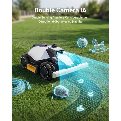MAMMOTION MAMMOTION LUBA Mini 2 AWD 1500 Robot Tondeuse sans fil périphérique, LiDAR+AI Vision+NetRTK, Pentes 80%, Jusqu’à 1500 m² vue 2 MAMMOTION MAMMOTION LUBA Mini 2 AWD 1500 Robot Tondeuse sans fil périphérique, LiDAR+AI Vision+NetRTK, Pentes 80%, Jusqu’à 1500 m² vue 2