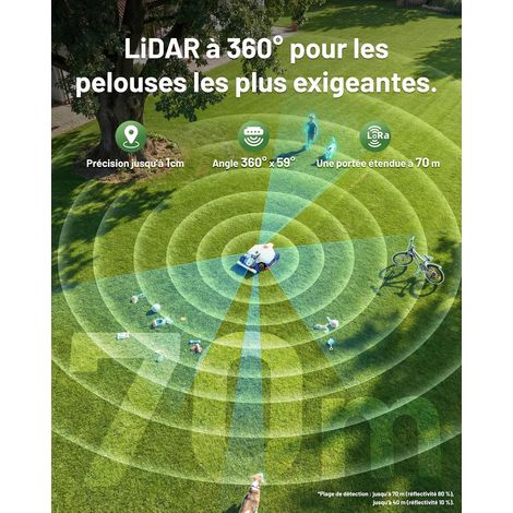 MAMMOTION Robot Tondeuse Mammotion LUBA 3 AWD 3000 sans fil périphérique,LiDAR 360°+NetRTK+vision IA dual caméra, jusqu'à 3000m²,Pente 80%,Module 4G,APP vue 3 MAMMOTION Robot Tondeuse Mammotion LUBA 3 AWD 3000 sans fil périphérique,LiDAR 360°+NetRTK+vision IA dual caméra, jusqu'à 3000m²,Pente 80%,Module 4G,APP vue 3
