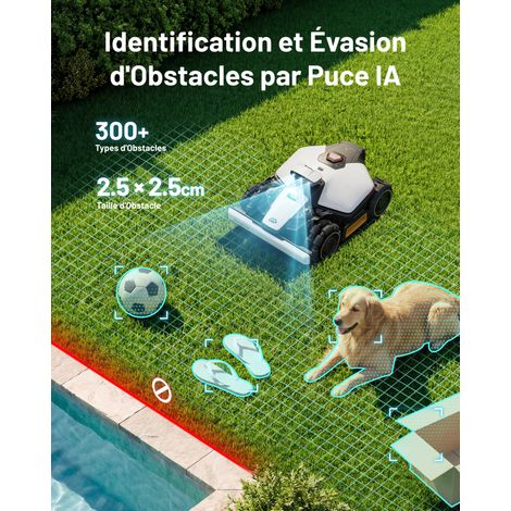 MAMMOTION Robot Tondeuse Mammotion LUBA mini 2 AWD 1000 Sans Fil Périphérique, jusqu'à 1000m², Pente 80%, avec Mni Garage pour tondeuse vue 3 MAMMOTION Robot Tondeuse Mammotion LUBA mini 2 AWD 1000 Sans Fil Périphérique, jusqu'à 1000m², Pente 80%, avec Mni Garage pour tondeuse vue 3