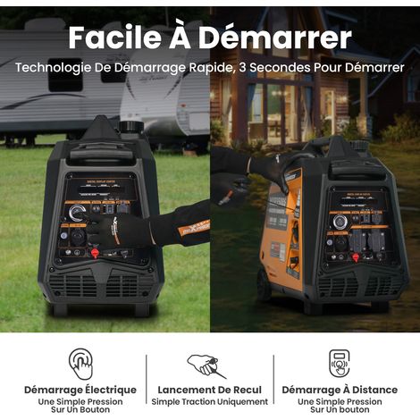 MAXPEEDINGRODS Maxpeedingrods – Groupe électrogène inverter 3500W essence/GPL – Démarrage électrique – Autonomie 24h – 2 prises USB et 230V – Silencieux 62dB vue 5 MAXPEEDINGRODS Maxpeedingrods – Groupe électrogène inverter 3500W essence/GPL – Démarrage électrique – Autonomie 24h – 2 prises USB et 230V – Silencieux 62dB vue 5