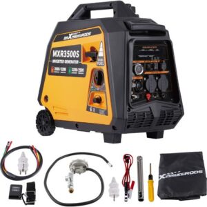 MAXPEEDINGRODS Maxpeedingrods – Groupe électrogène inverter 3500W essence/GPL – Démarrage électrique – Autonomie 24h – 2 prises USB et 230V – Silencieux 62dB vue principale