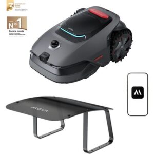 MOVA MOVA LiDAX Ultra 1600 – Jusqu’à 1600 m², Abri pour robot tondeuse inclus, LiDAR 3D IA, Cartographie Automatique, Bordures 5 cm vue principale