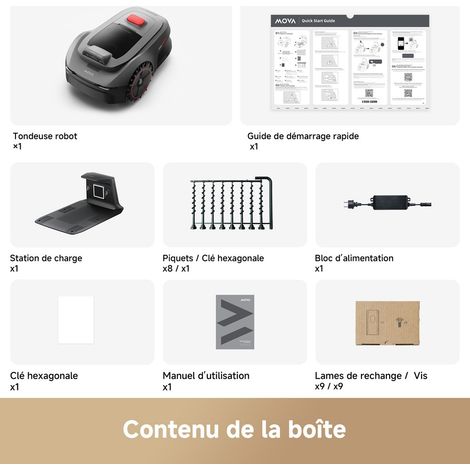 MOVA MOVA ViAX250-EUA Robot tondeuse – 250 m², 50 min autonomie, AI UltraEyes™, U-trajets, tout-terrain vue 5 MOVA MOVA ViAX250-EUA Robot tondeuse – 250 m², 50 min autonomie, AI UltraEyes™, U-trajets, tout-terrain vue 5