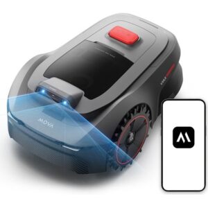 MOVA MOVA ViAX250-EUA Robot tondeuse – 250 m², 50 min autonomie, AI UltraEyes™, U-trajets, tout-terrain vue principale
