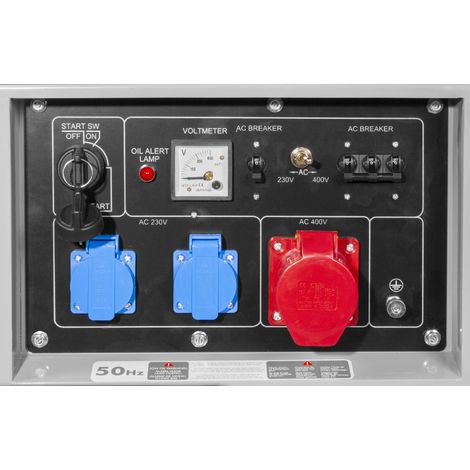 MW TOOLS Mw Tools – Groupe électrogène insonorisé diesel 6kW 3x400V + 1x230V – Démarrage électrique – Moteur Euro V – Autonomie jusqu'à 8h – DG65E vue 2 MW TOOLS Mw Tools – Groupe électrogène insonorisé diesel 6kW 3x400V + 1x230V – Démarrage électrique – Moteur Euro V – Autonomie jusqu'à 8h – DG65E vue 2