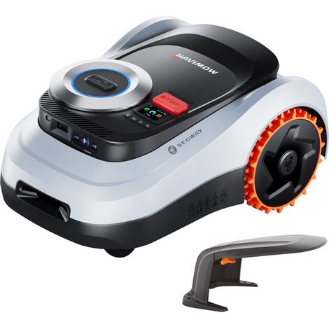 NAVIMOW Segway Navimow i220 LiDAR Robot tondeuse pour 2000 m² avec Garage M, roues tout-terrain pour pentes de 45 %, double système LiDAR et Vision, sans fil, sans antenne (expédié séparément) vue principale