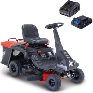 SCHEPPACH Scheppach Tondeuse à gazon autoportée MR225-61 – Moteur 4 temps 4,4 kW 6,0 CV – Largeur de coupe 61 cm – Hauteur de coupe réglable – Démarrage électrique – Batterie, chargeur et huile inclus vue principale