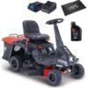 SCHEPPACH Scheppach Tondeuse thermique autoportée MR235-61 - démarrage hybride - moteur 4 temps 224 cm³ - 6CV - largeur de coupe 61 cm - bac 150L - batterie 2Ah + chargeur inclus vue principale