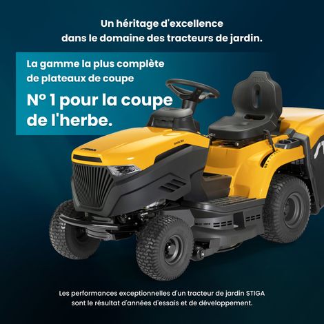 STIGA STIGA Estate 384 : Tracteur Tondeuse Thermique pour Grands Jardins vue 3 STIGA STIGA Estate 384 : Tracteur Tondeuse Thermique pour Grands Jardins vue 3