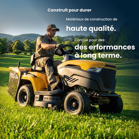 STIGA STIGA Estate 384 : Tracteur Tondeuse Thermique pour Grands Jardins vue 5 STIGA STIGA Estate 384 : Tracteur Tondeuse Thermique pour Grands Jardins vue 5