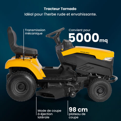 STIGA STIGA TORNADO 398 M tracteur tondeuse thermique vue 2 STIGA STIGA TORNADO 398 M tracteur tondeuse thermique vue 2