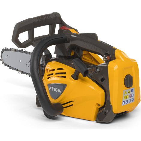 STIGA Stiga – Tronçonneuse thermique 26,9 cm³ avec guide 25 cm – Système de contrôle des vibrations – Pour arboriculture professionnelle vue principale