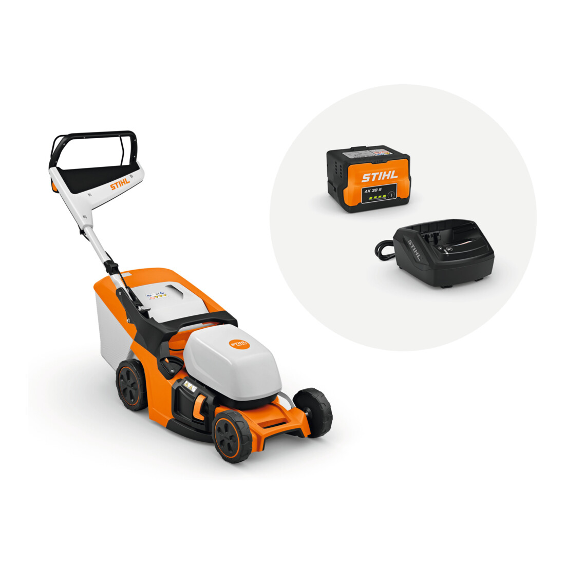 STIHL STIHL Tondeuse sans fil RMA 443, avec batterie AK 30 et chargeur AL 101 vue principale
